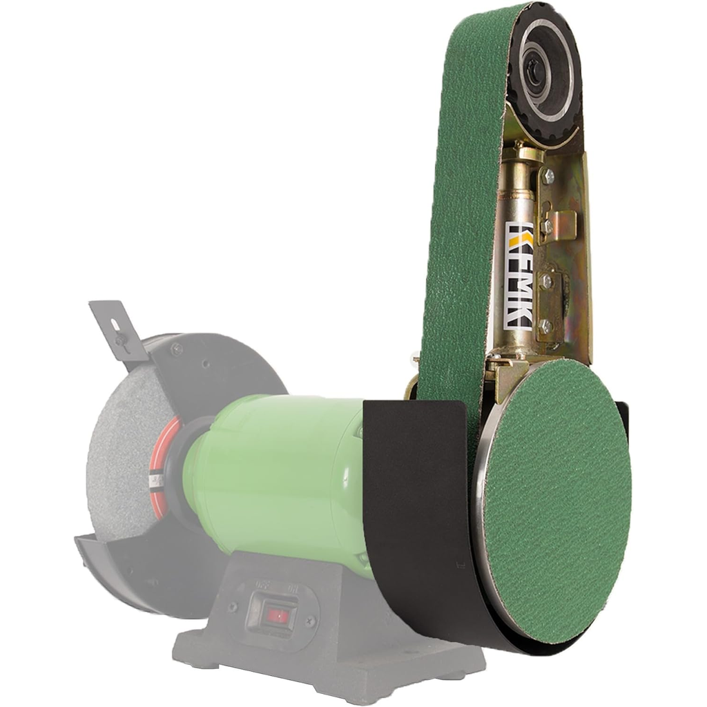 2“x 36" Belt Sander Attachment for Bench Grinder, 2x36-inch Belt and 7-inch Disc