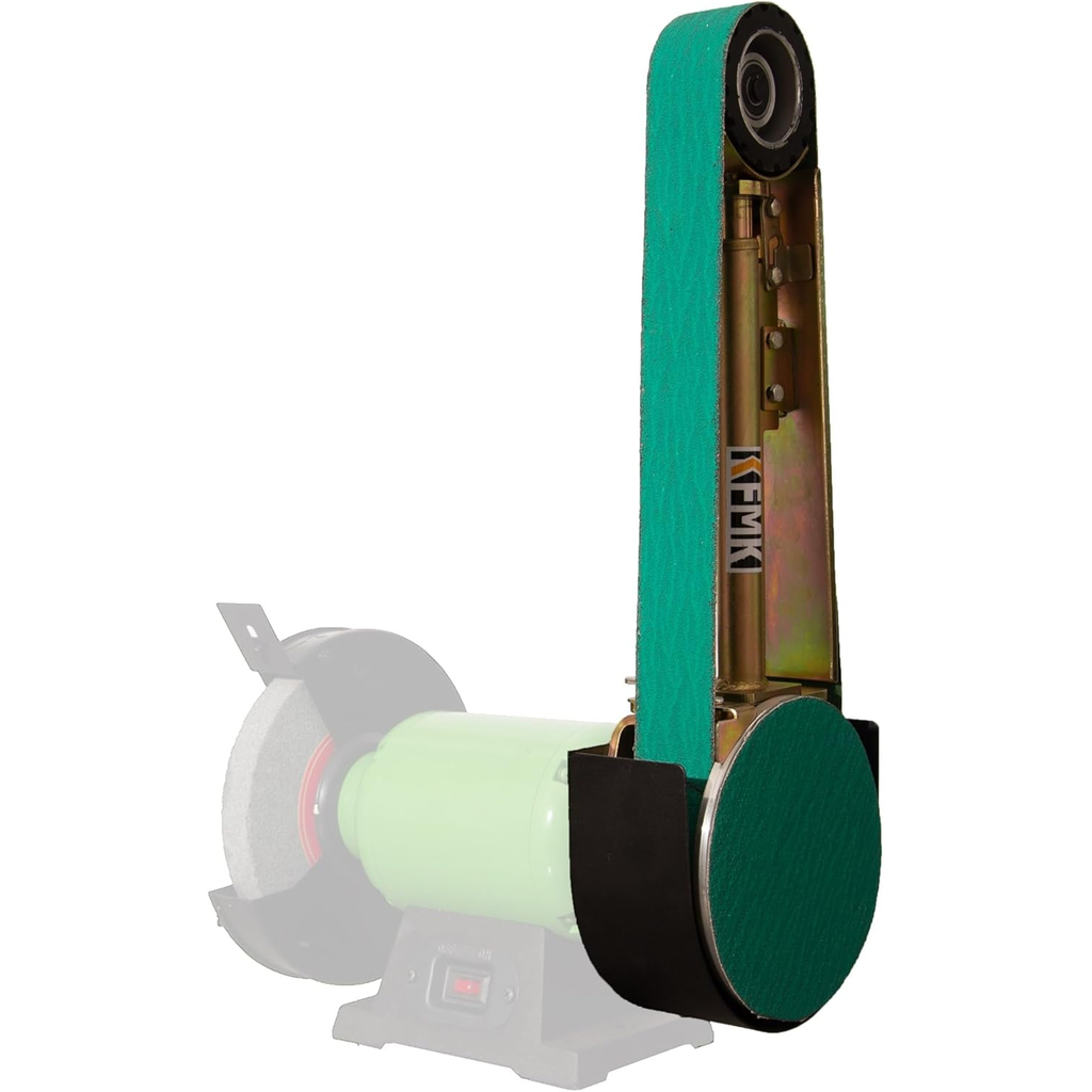 2"x48" Belt Grinder Attachment for Bench Grinders, 2x48 Inch Belt and 7 Inch Disc Sander Attachment for Bench Grinders with 5/8" Arbor