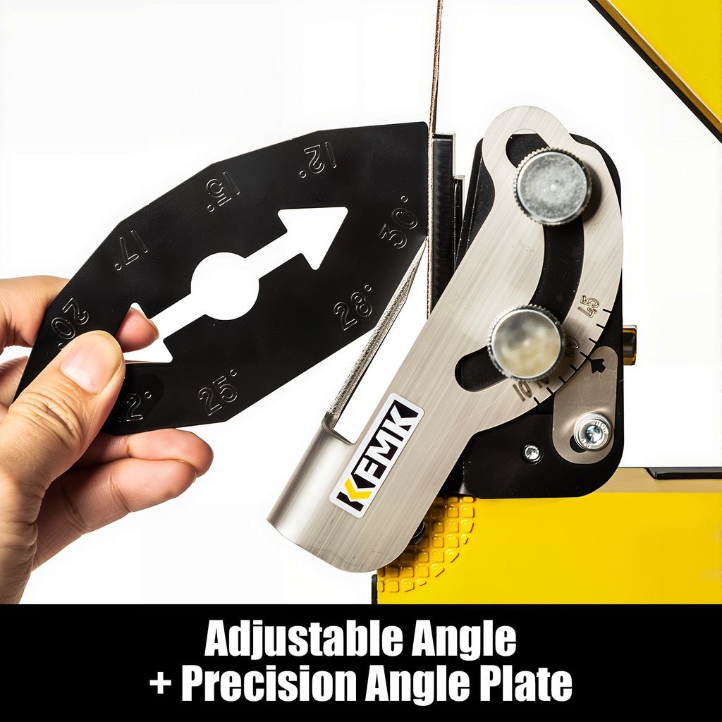 KFMK Belt Sander Angle Guide, Knife Sharpening Angle Guide for 1 x 30 inch Belt sander for Vevor, Bucktool, Wen, KSAG5