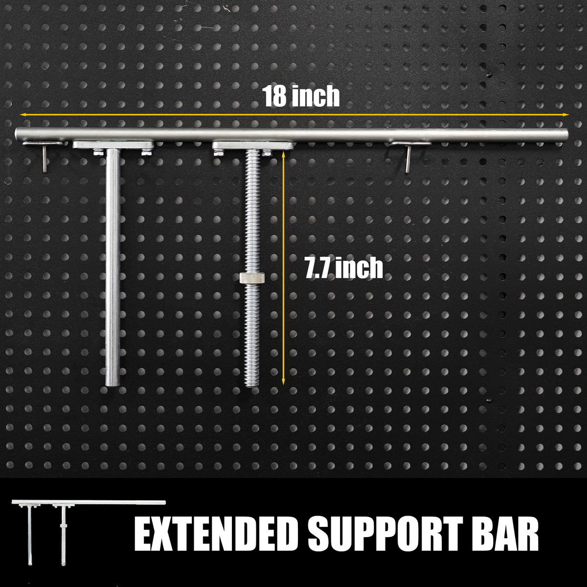KFMK Universal Extended Knife Sharpening Support Jig 17.2" with Precision Micro-Adjustment, Sharpening Jig Fit for Tormek T-8 T-7 T-4 T-3 & older models, Extra Long Stabilizer Bar
