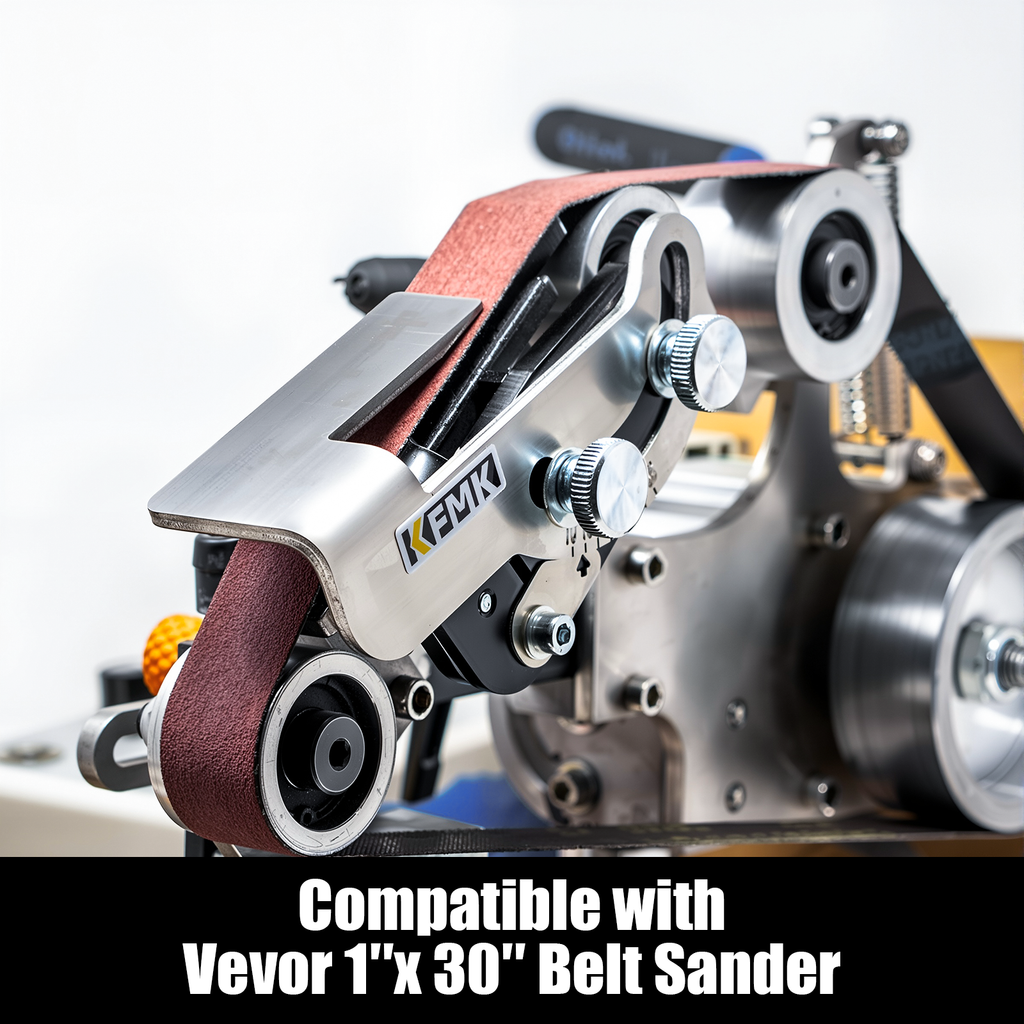 KFMK Belt Sander Angle Guide, Knife Sharpening Angle Guide for 1 x 30 inch Belt sander for Vevor, Bucktool, Wen, KSAG5