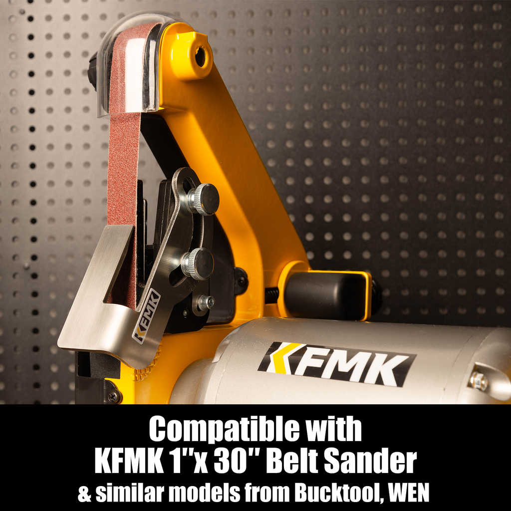 KFMK Belt Sander Angle Guide, Knife Sharpening Angle Guide for 1 x 30 inch Belt sander for Vevor, Bucktool, Wen, KSAG5