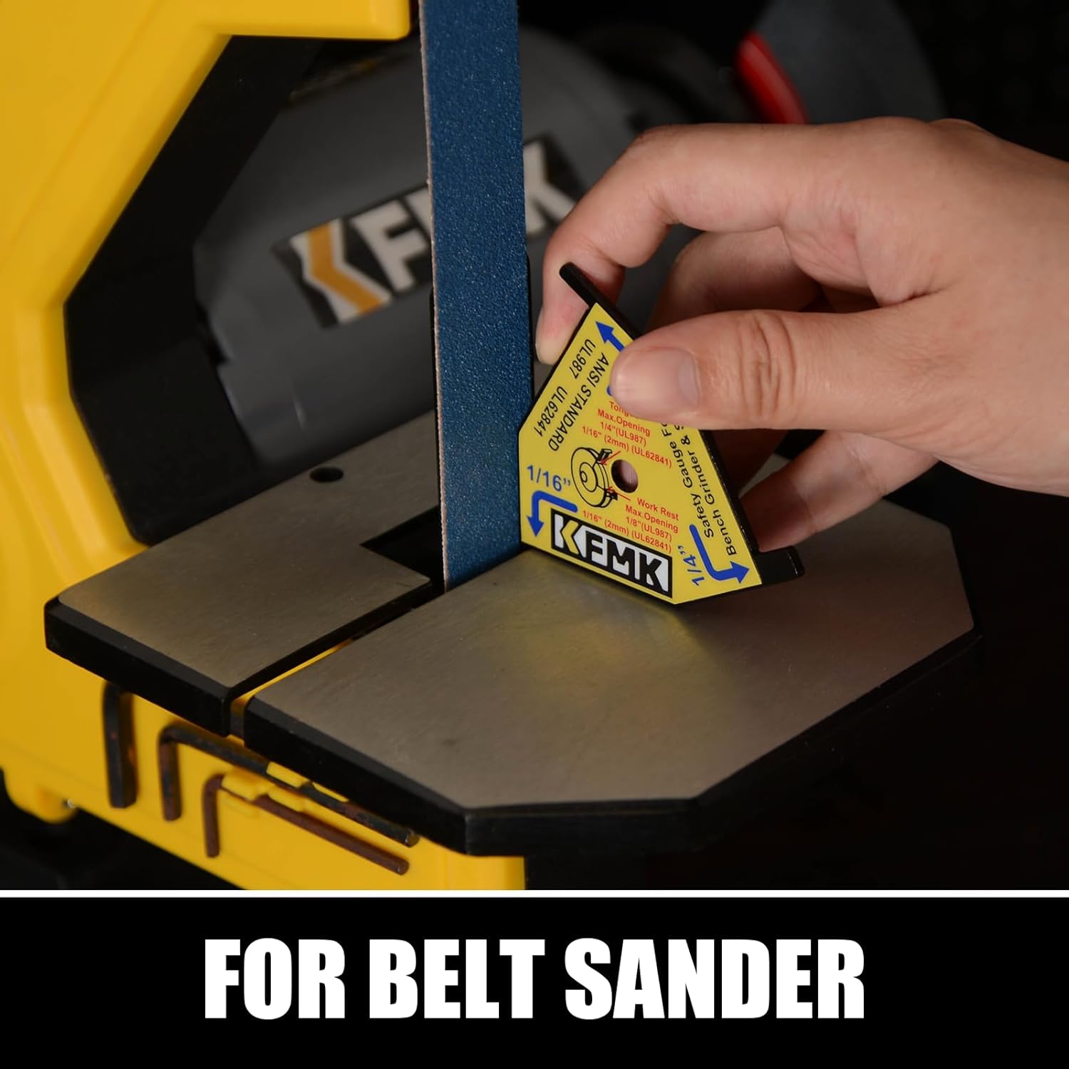 Bench Grinder & Belt Sander Safety Gauge, Pack of 2