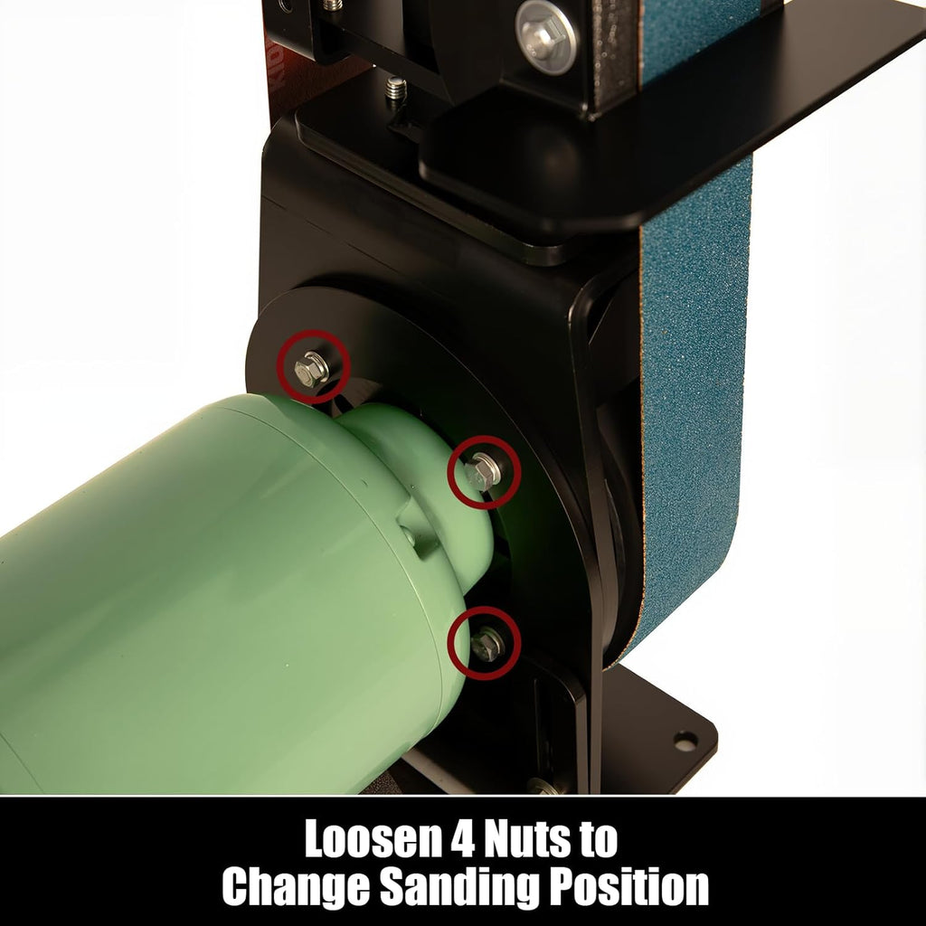 2"x 72" Belt Sander Attachment for Bench Grinder, 2x72-inch Belt for 8"/10" inch Bench Grinder, BS722