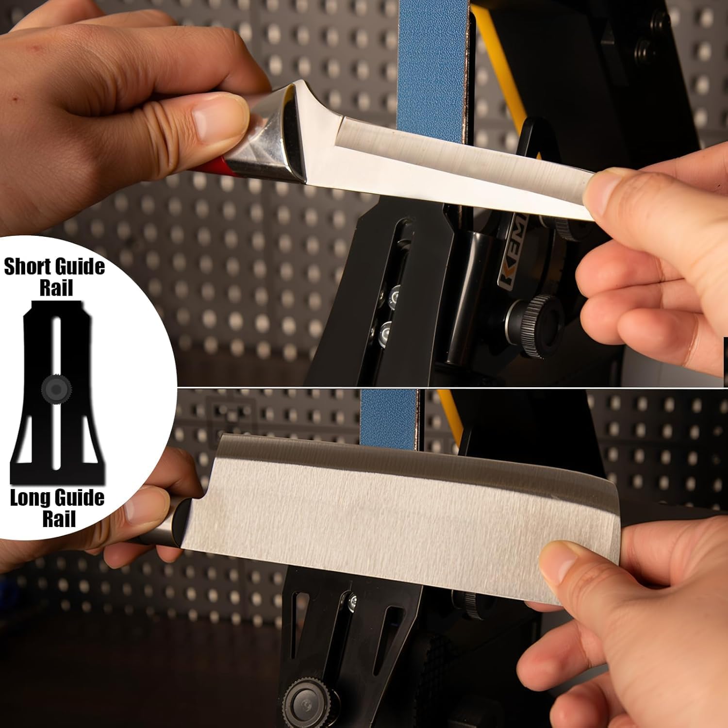 KFMK Knife Sharpening Angle Guide for 1 x 30 inch Belt sander, KSAG3