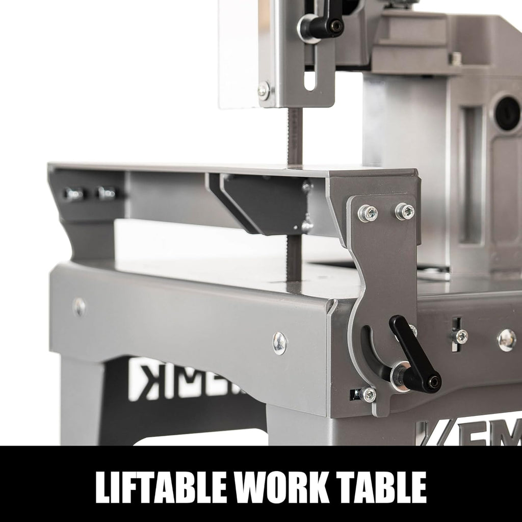 10A Variable Speed Metal Band Saw with Large Workbench, 5" Cutting Capacity, Adjustable Speed 137-472 FPM