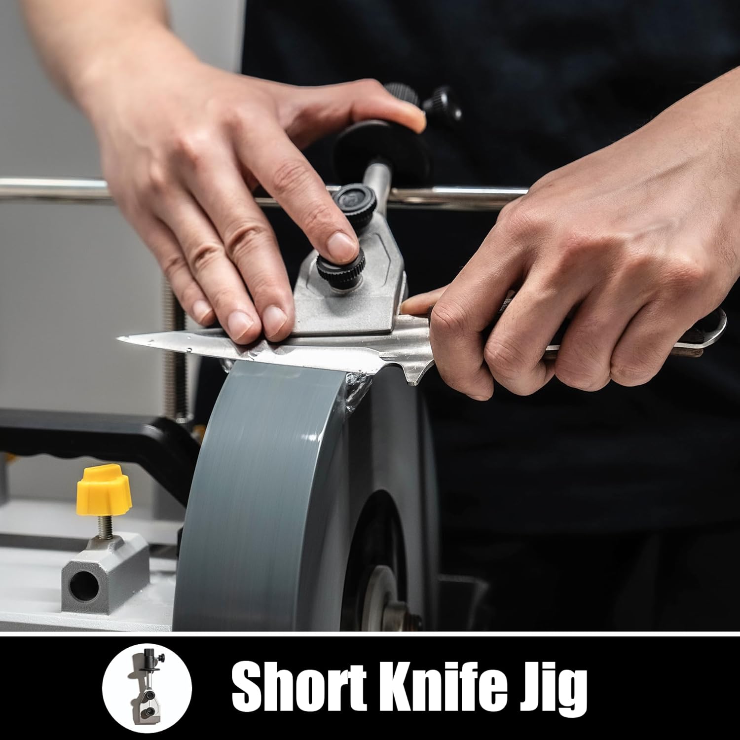 Sharpening Accessory Kit for Wet Sharpening System, Long knife Jig, Short Knife JIg, Axe Jig, and scissors jig, Compatible with Tormek, Wen, KFMK, Bucktool, Jet Wet Sharpener and Bench Grinders