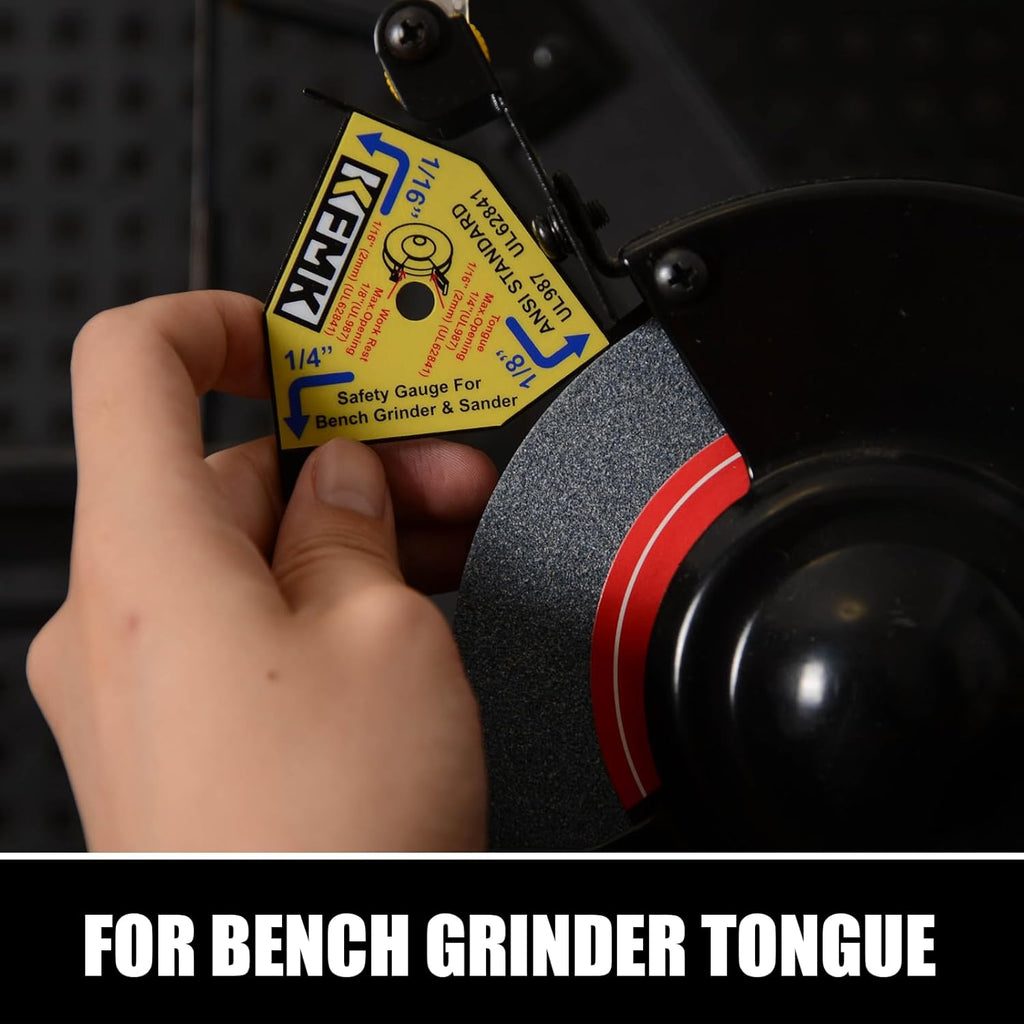 Bench Grinder & Belt Sander Safety Gauge, Pack of 2