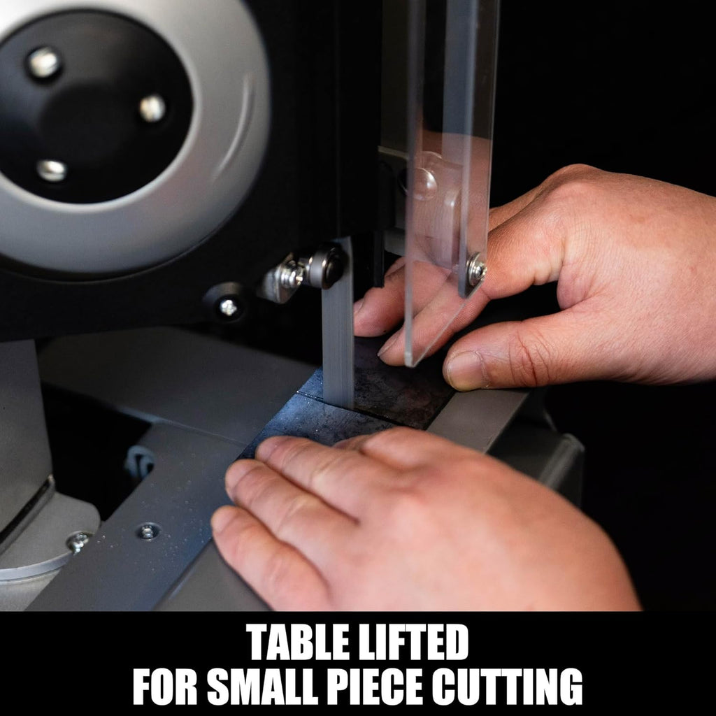 10A Variable Speed Metal Band Saw with Large Workbench, 5" Cutting Capacity, Adjustable Speed 137-472 FPM