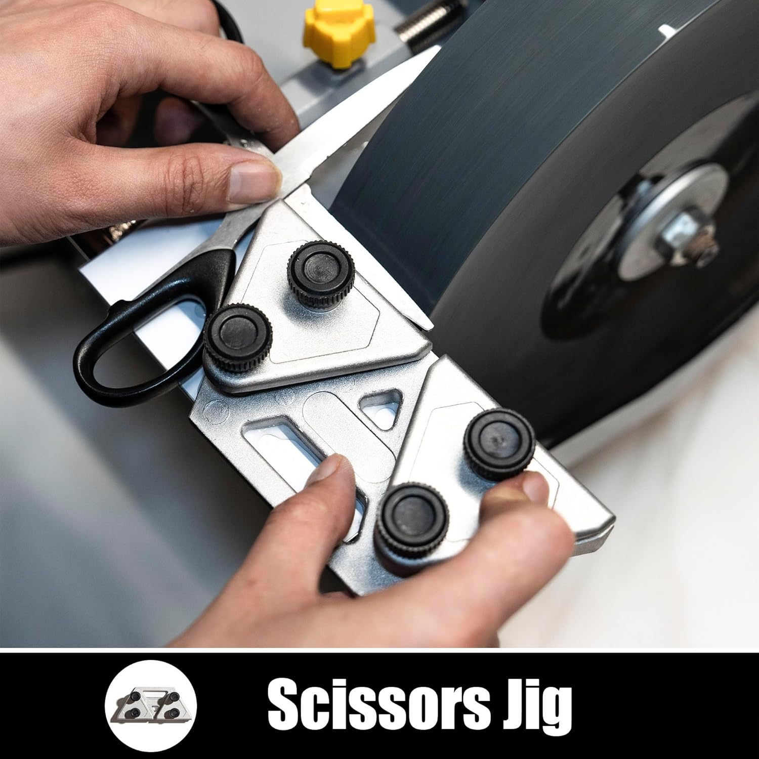 Sharpening Accessory Kit for Wet Sharpening System, Long knife Jig, Short Knife JIg, Axe Jig, and scissors jig, Compatible with Tormek, Wen, KFMK, Bucktool, Jet Wet Sharpener and Bench Grinders